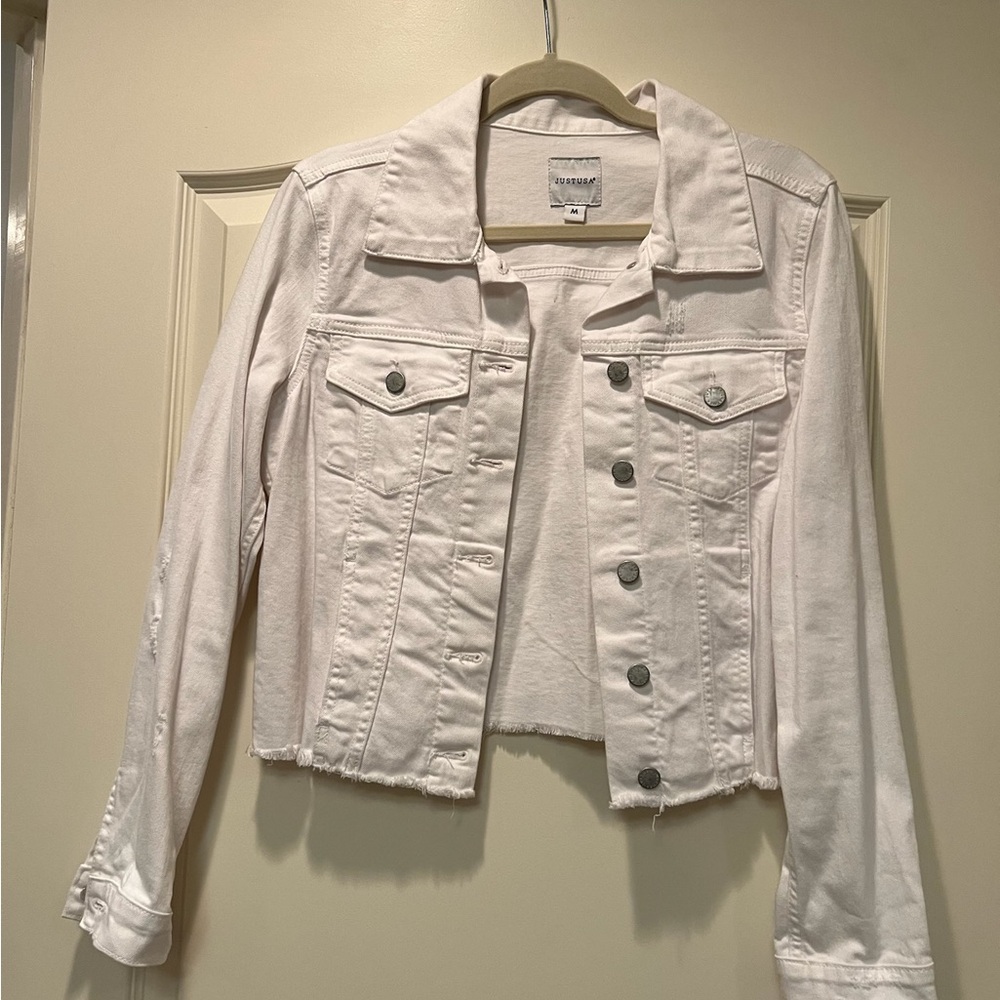 White Denim Jacket By Universal Thread - image 1